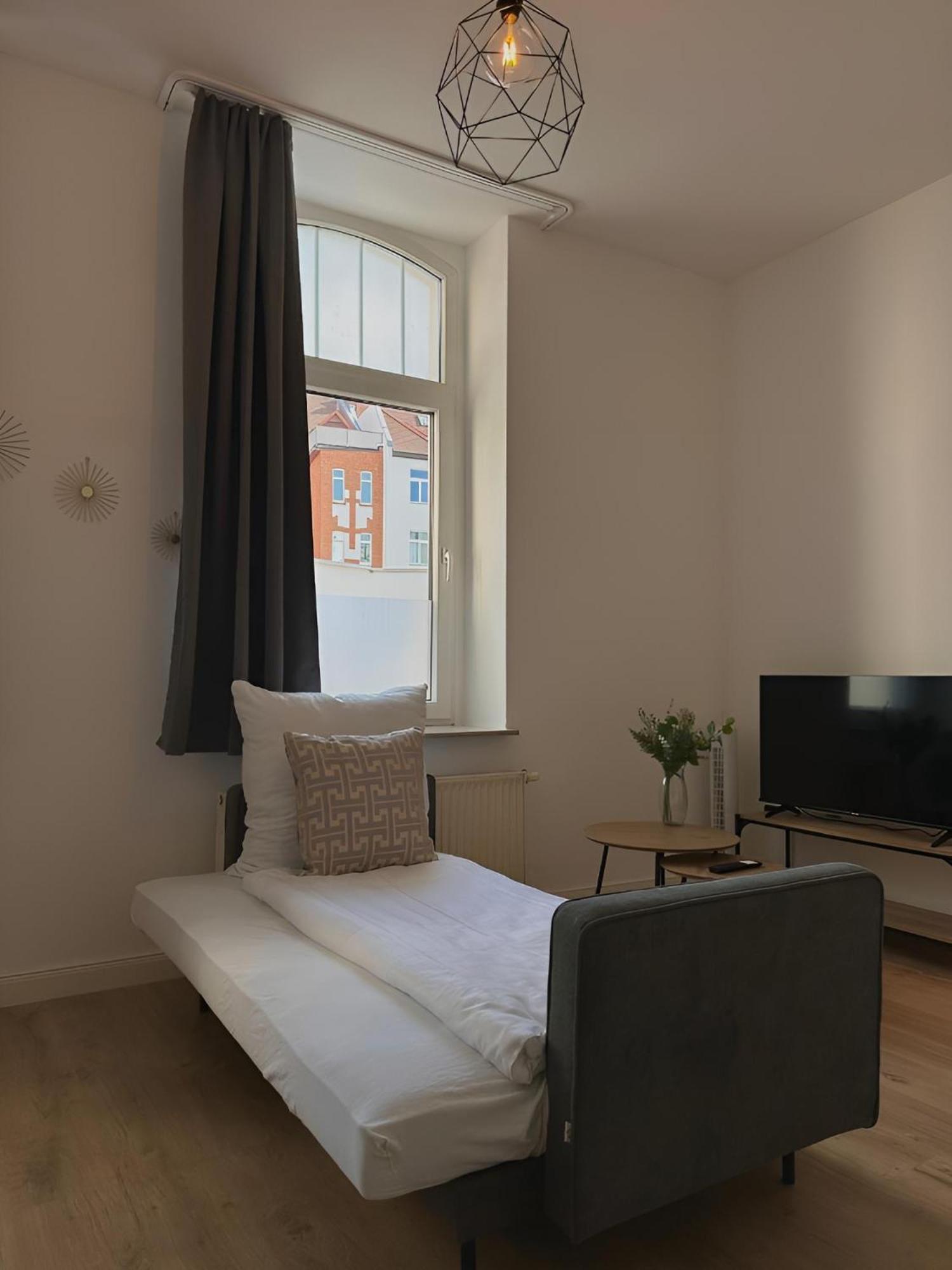 Raha Apartments - Modernes Studio-Apartment - Hbf - Gratis Parkplatz Ερφούρτη Εξωτερικό φωτογραφία