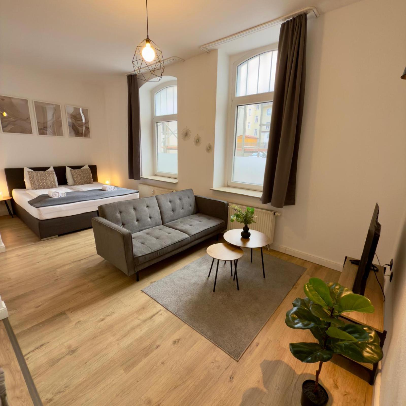 Raha Apartments - Modernes Studio-Apartment - Hbf - Gratis Parkplatz Ερφούρτη Εξωτερικό φωτογραφία